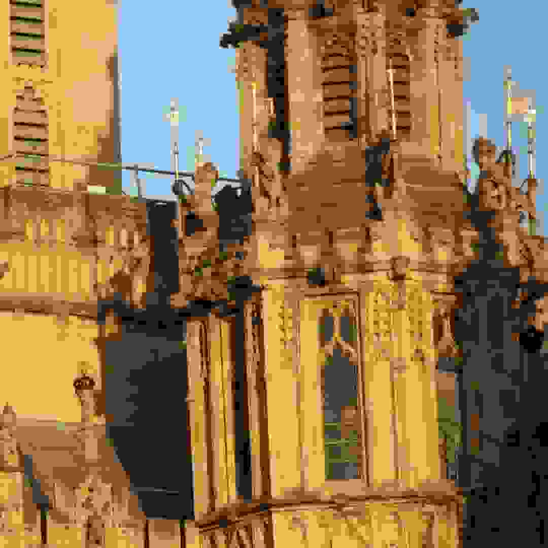 Roofing above the north-west corner of the House of Commons. Image: Roofing above the north-west corner of the House of Commons © Hansard Society / Richard Greenhill