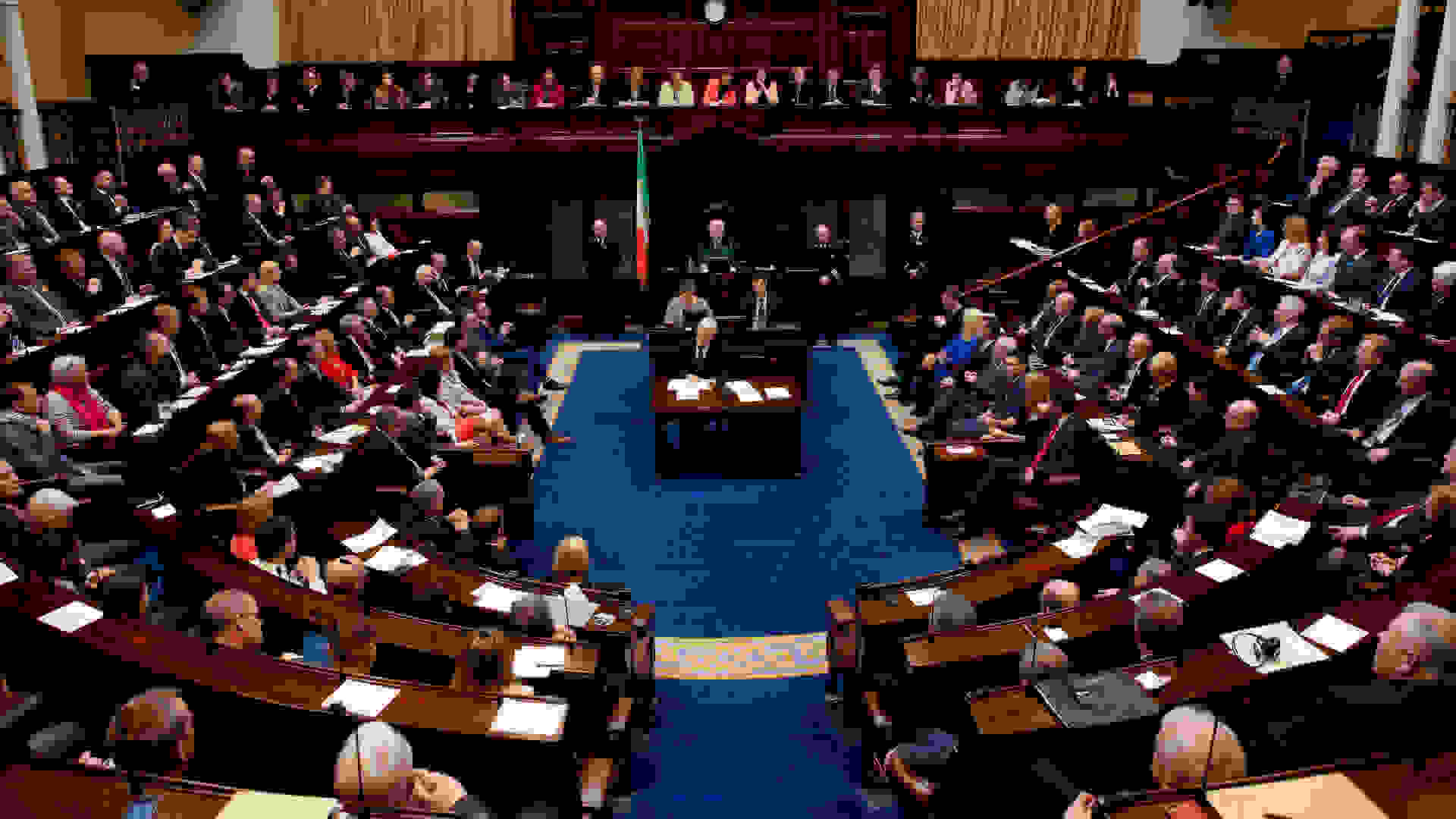 The first sitting of the Dail Eireann after the 2016 Northern Ireland elections