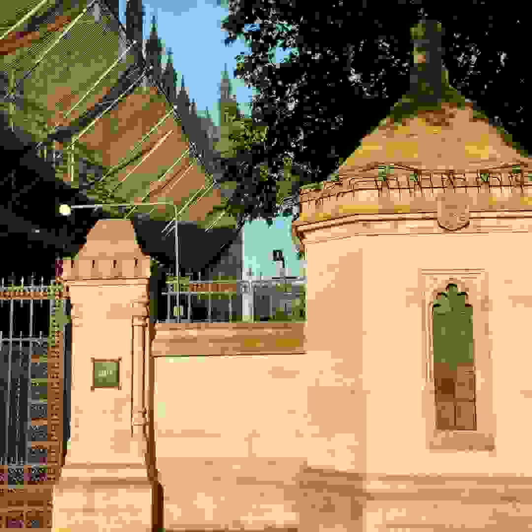 The Out gate at Black Rod’s Garden. Image: The Out gate at Black Rod’s Garden © Hansard Society / Richard Greenhill