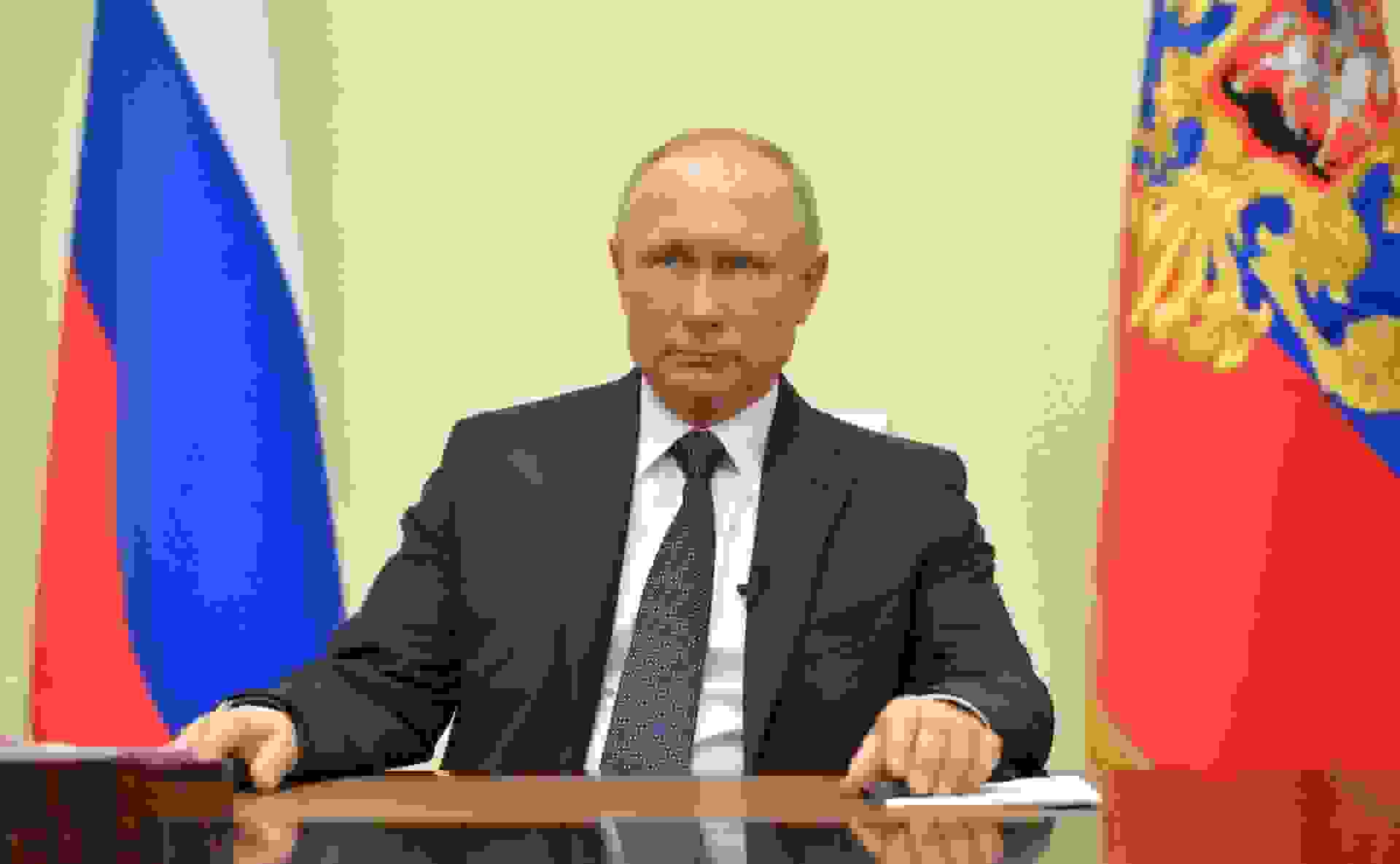 Vladimir Putin address to citizens, 2 April 2020 | Russian Presidential Press and Information Office (http://kremlin.ru/) via https://commons.wikimedia.org (4.0 International CC BY 4.0))