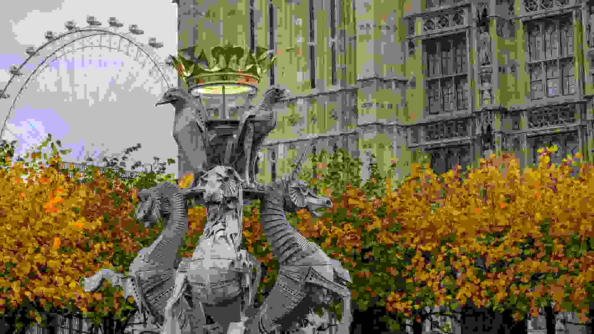 The Silver Jubilee Fountain in New Palace Yard. Image: The Silver Jubilee Fountain in New Palace Yard © House of Commons, CC BY-NC-ND 4.0 https://flickr.com/photos/uk_parliament/54916409881