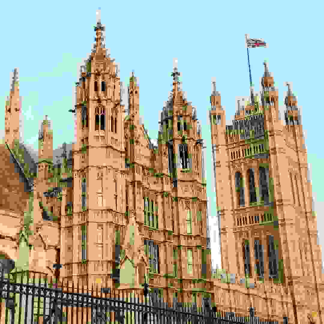 Palace of Westminster west front. Image: Palace of Westminster west front © Hansard Society / Richard Greenhill