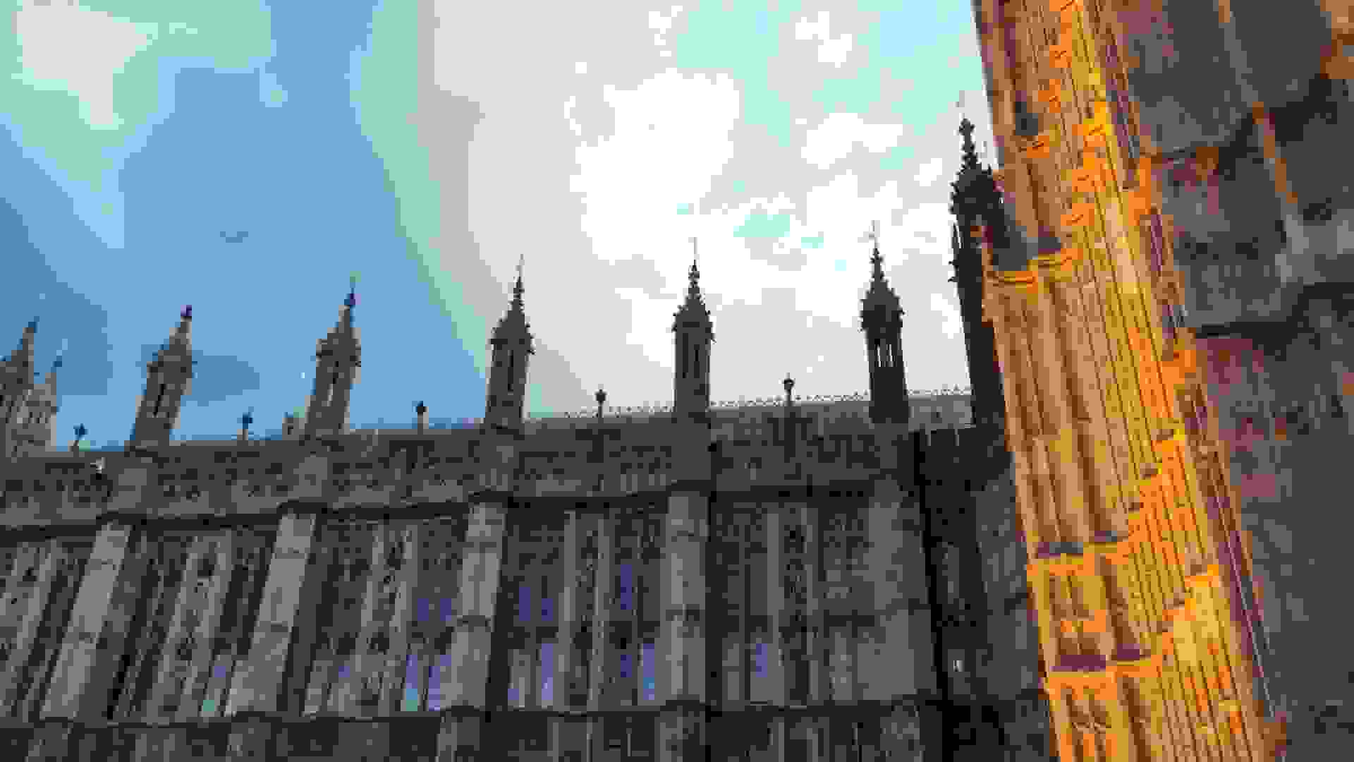 Palace of Westminster north facade and clock tower base. Image: Palace of Westminster north facade and clock tower base © Hansard Society / Richard Greenhill