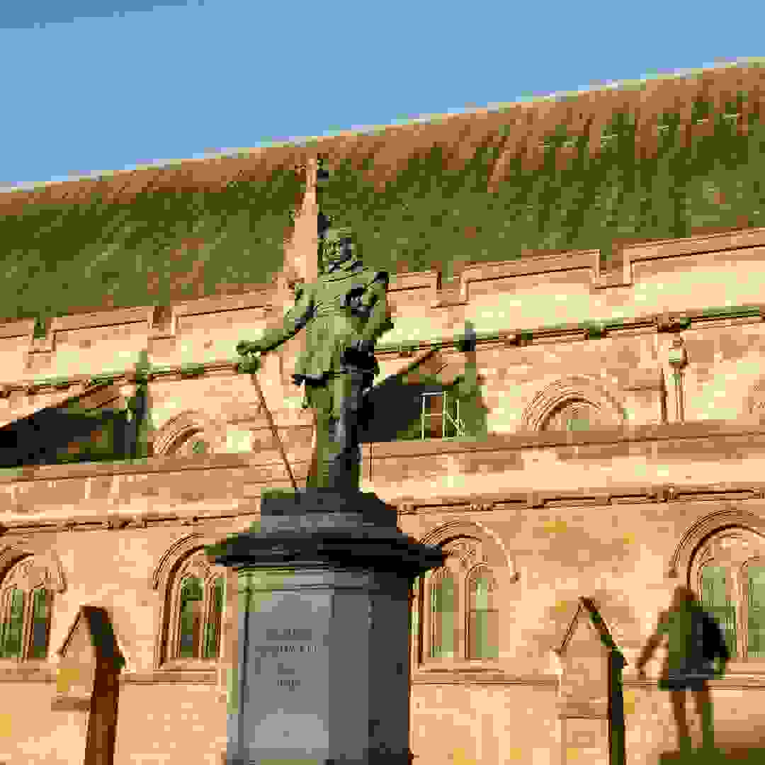 The statue of Oliver Cromwell in front of Westminster Hall. Image: The statue of Oliver Cromwell in front of Westminster Hall © Hansard Society / Richard Greenhill