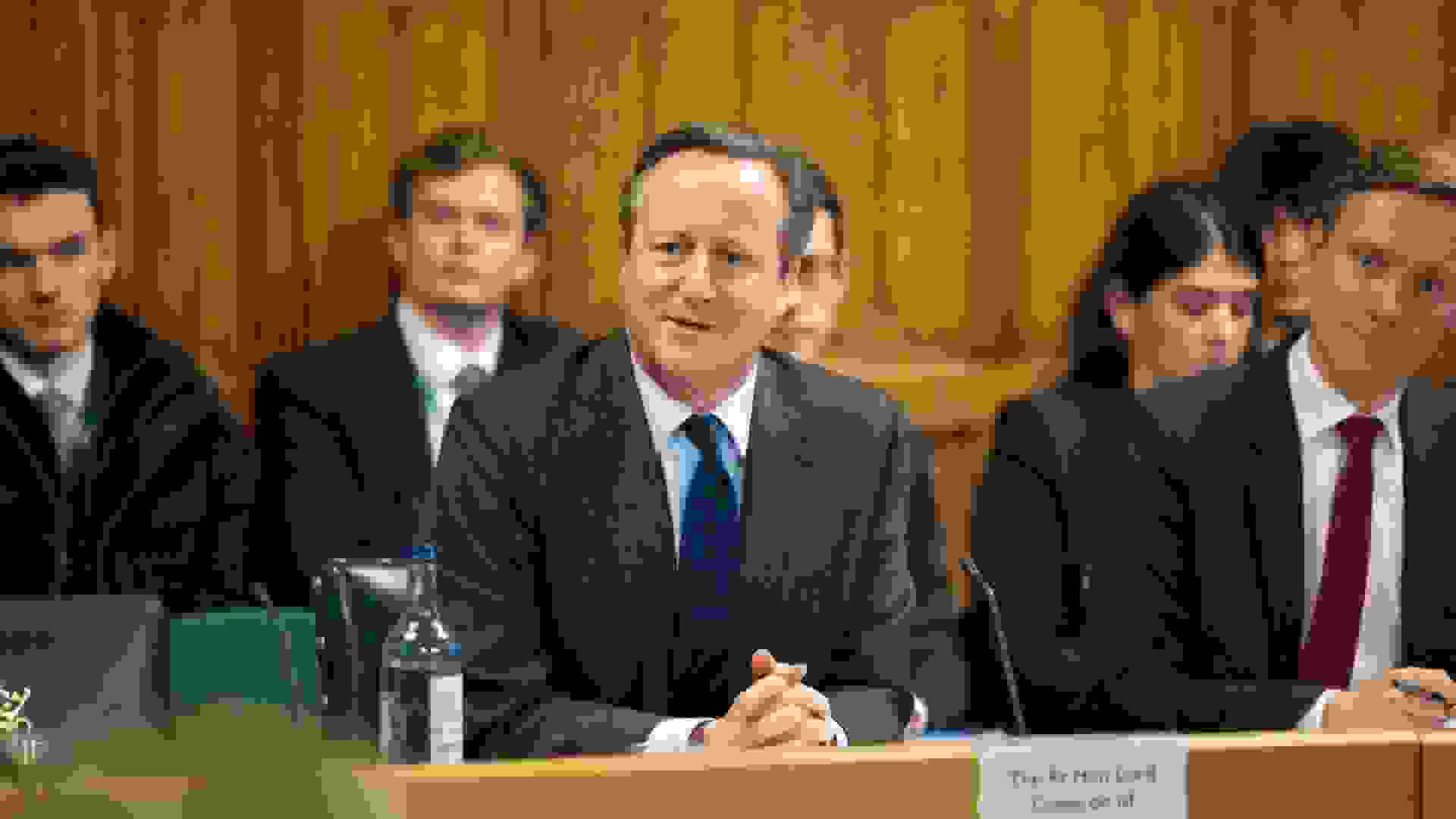 Foreign Secretary Lord Cameron quizzed by House of Lords European Affairs Committee, 14 December 2023. ©House of Lords 2023 / Roger Harris