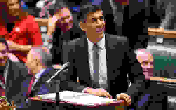 Rishi Sunak at the Despatch Box. ©UK Parliament