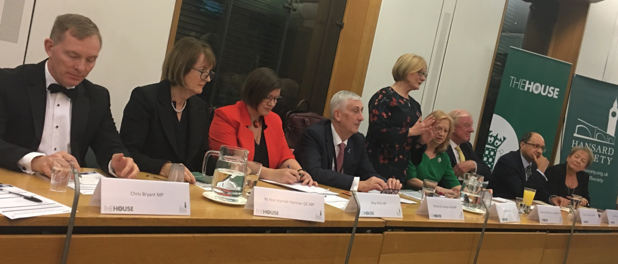Cross-party hustings for the election of the Speaker of the House of Commons co-hosted by the Hansard Society and House Magazine on 15 October 2019, chaired by Carolyn Quinn, presenter of BBC Radio 4's 'Westminster Hour'