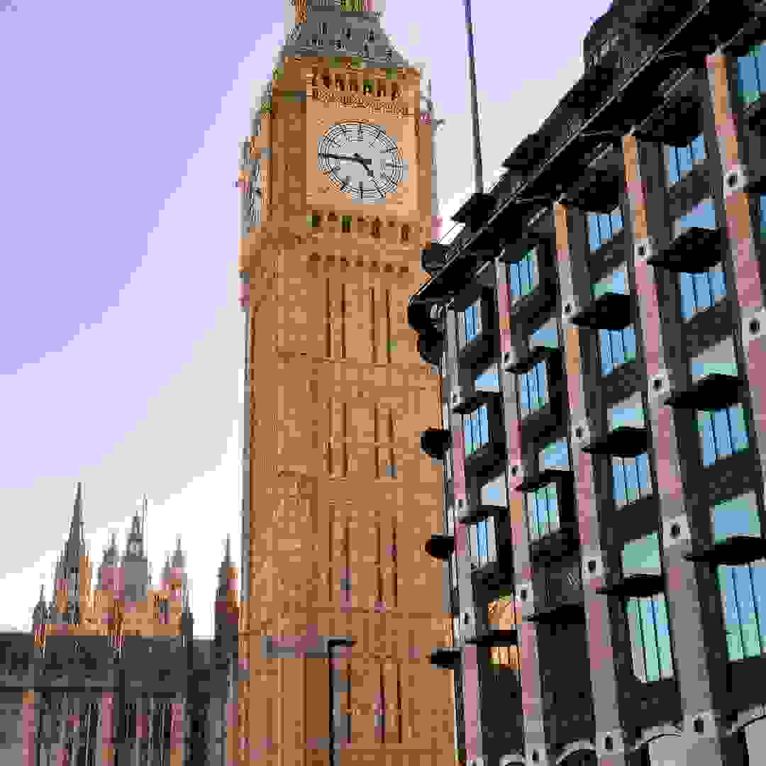 The Elizabeth Tower behind Portcullis House. Image: The Elizabeth Tower behind Portcullis House © Hansard Society / Richard Greenhill