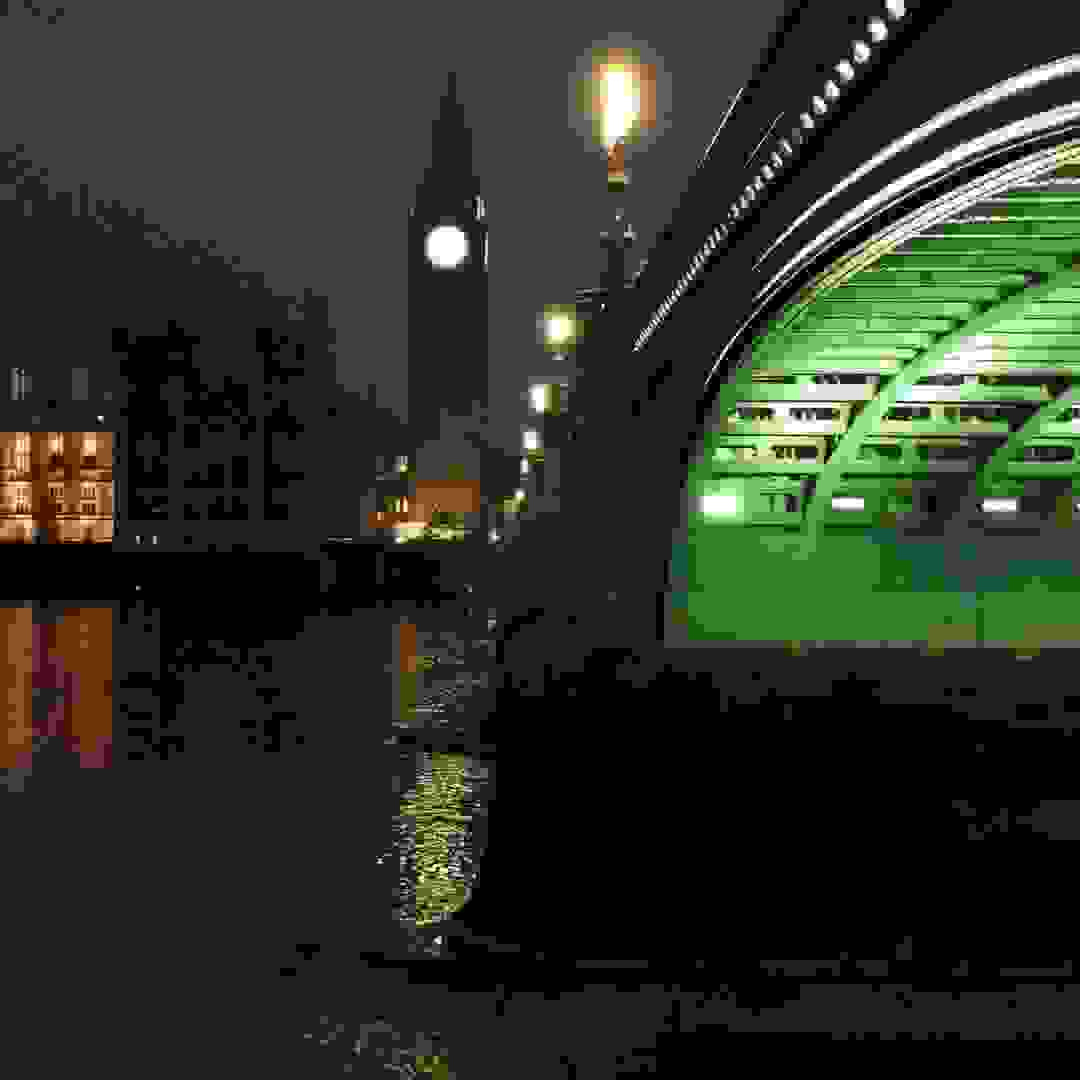 Westminster Bridge by night. Image: Westminster Bridge by night © Hansard Society / Richard Greenhill