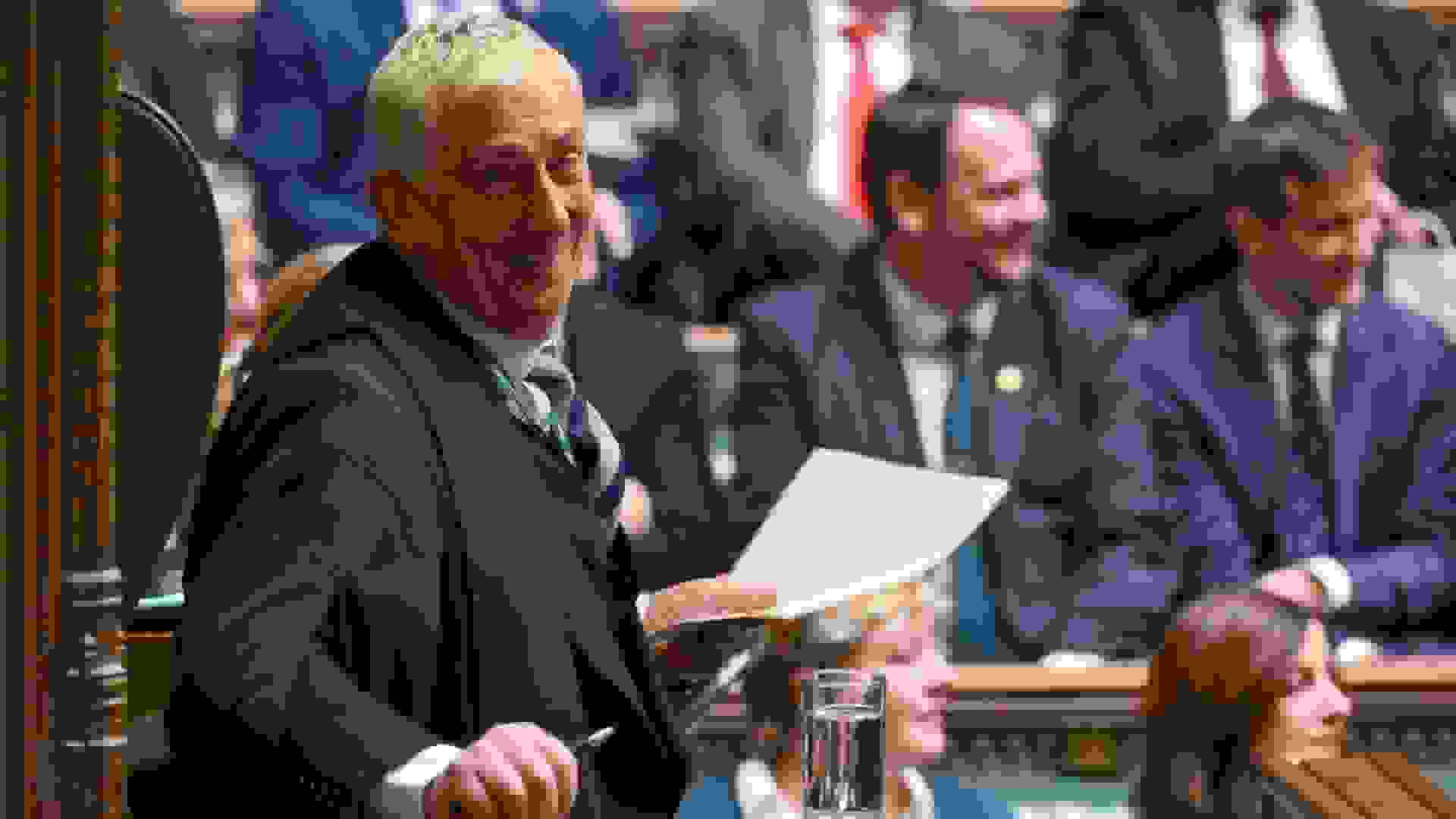 The Speaker of the House of Commons, the Rt Hon Sir Lindsay Hoyle MP, at Prime Minister's Questions, 13 December 2023. ©UK Parliament/Jessica Taylor [CC BY-NC-ND 2.0 DEED]