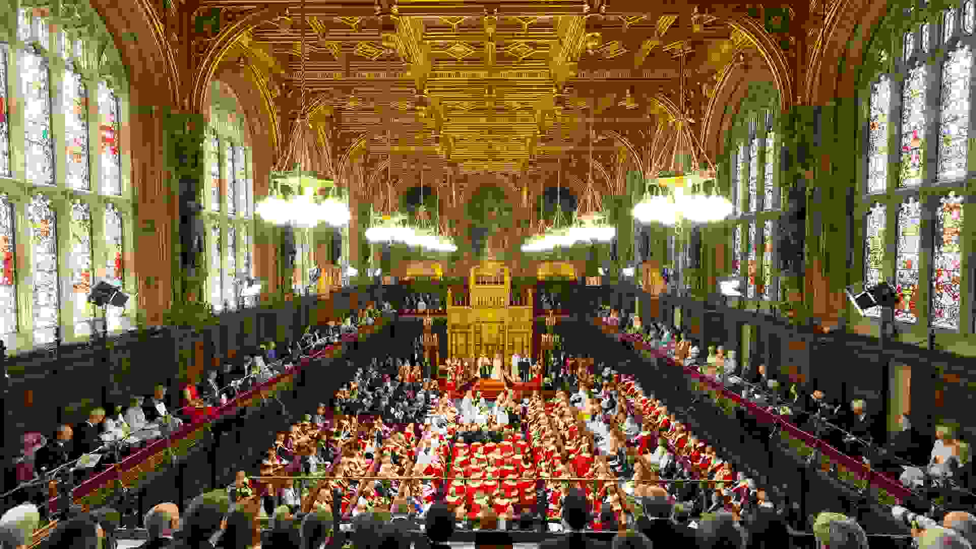 The Chamber of the House of Lords at the last State Opening of Parliament. Image: The Chamber of the House of Lords at the last State Opening of Parliament © House of Lords / Roger Harris
