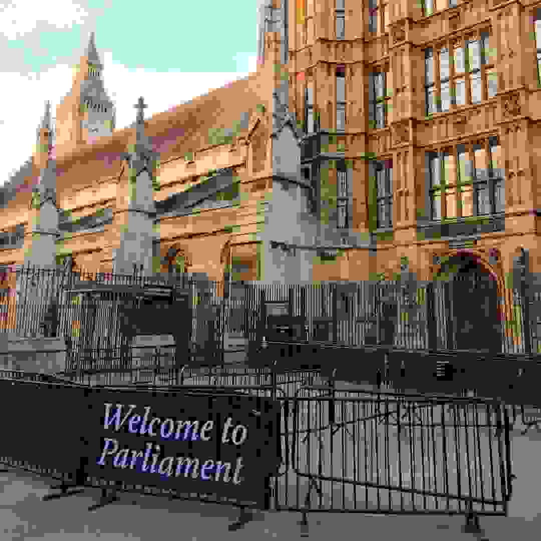 Visitor entrance to the Palace of Westminster. Image: Visitor entrance to the Palace of Westminster © Hansard Society / Richard Greenhill