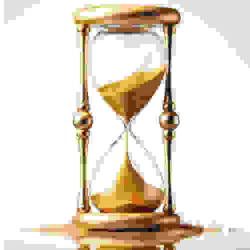 Photo of an hourglass