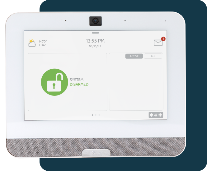 Brinks Home security panel. disarmed. 
