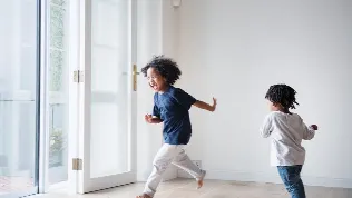 Kids playing around motion detector and window sensor