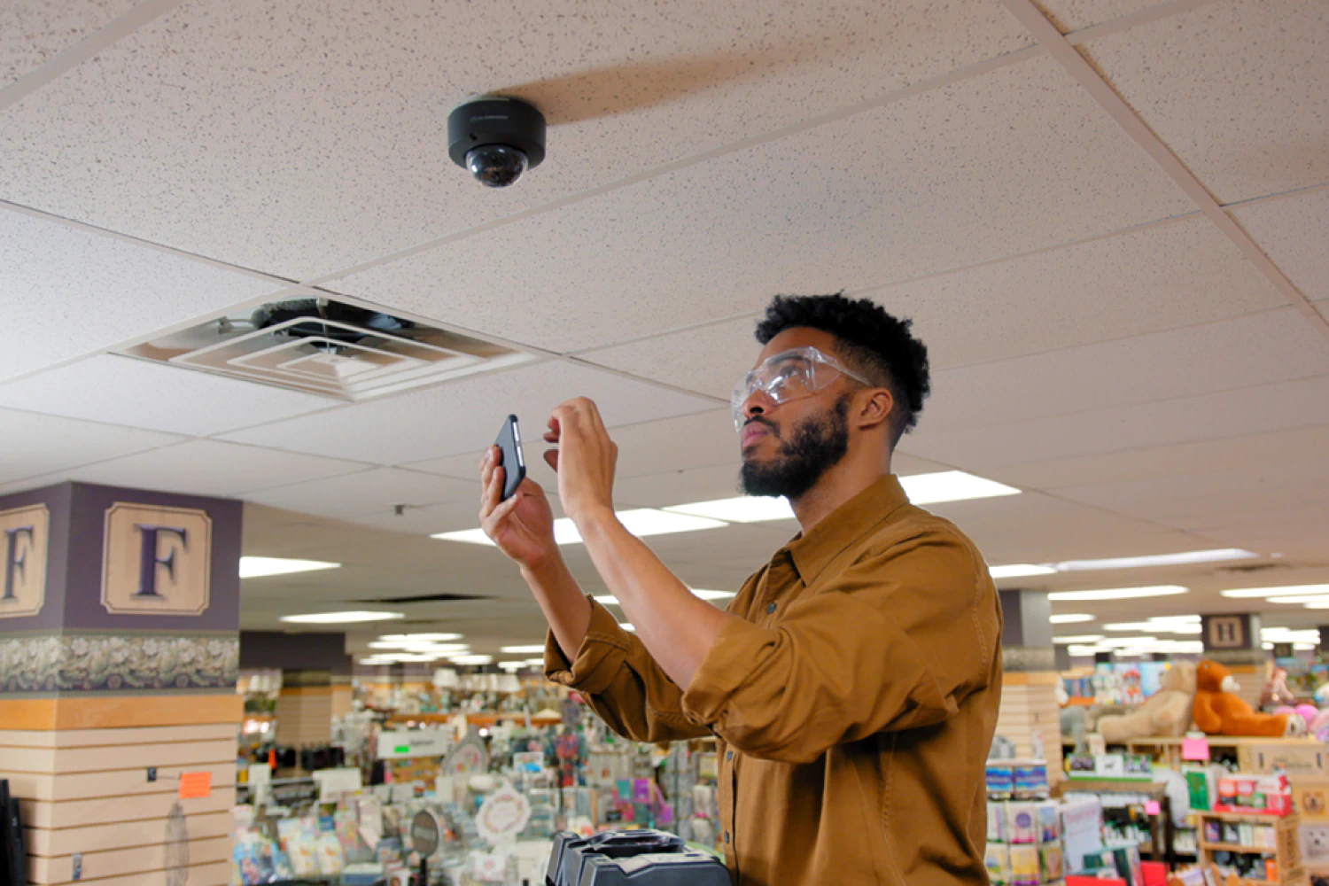 Security camera video loss prevention