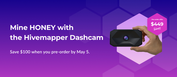 The Hivemapper Dashcam is available for pre-order today and will start shipping in the summer.