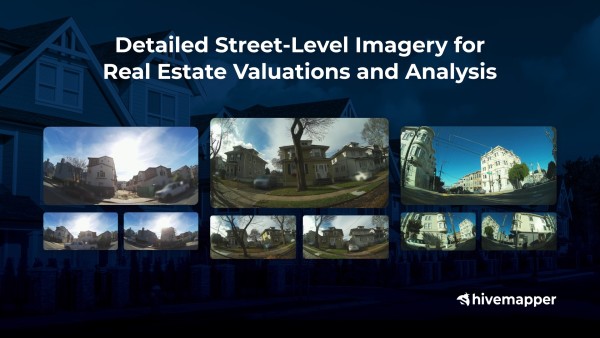 Detailed Road Imagery and Map Data for Real Estate Valuations and Analysis