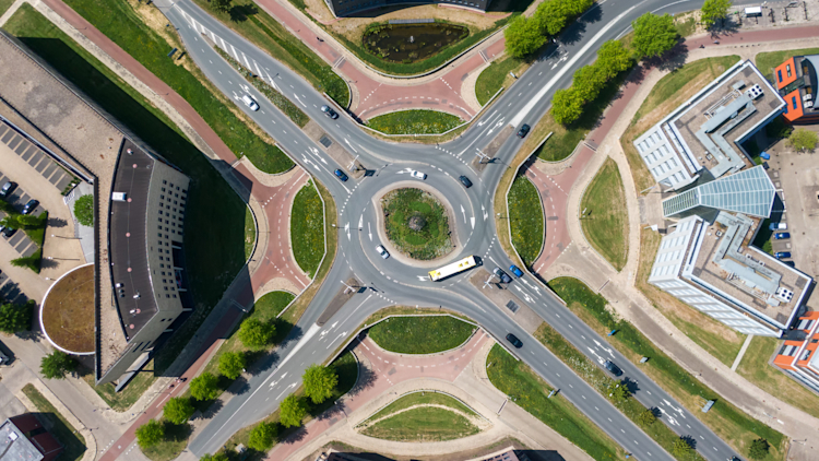 Roundaboud Traffic Roundabout Design JTA University & Merrill Roundabout Design
