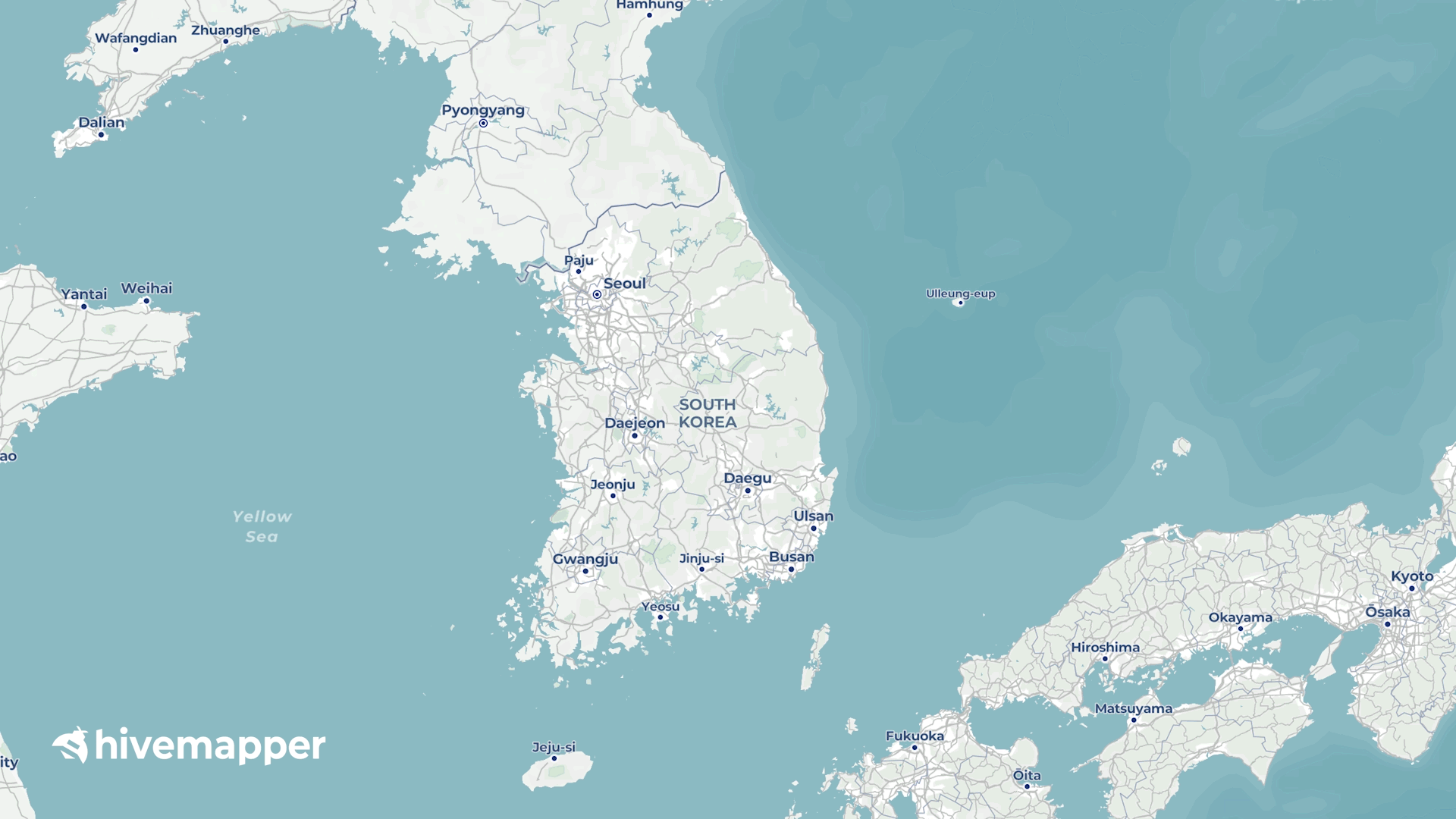 Timelapse of South Korea coverage from Dec. 22 to April 4. 2023.

