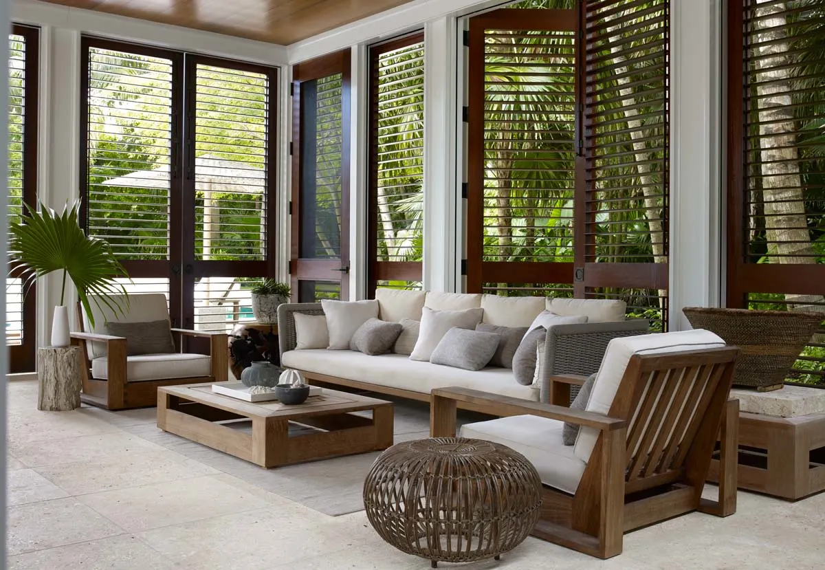 Pool House Seating Area