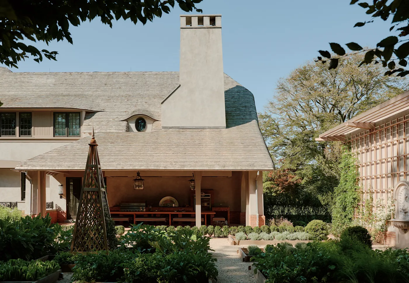Vegetable Garden and Outdoor Kitchen