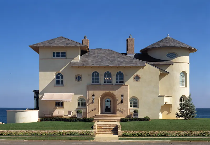 Cliffside ocean home