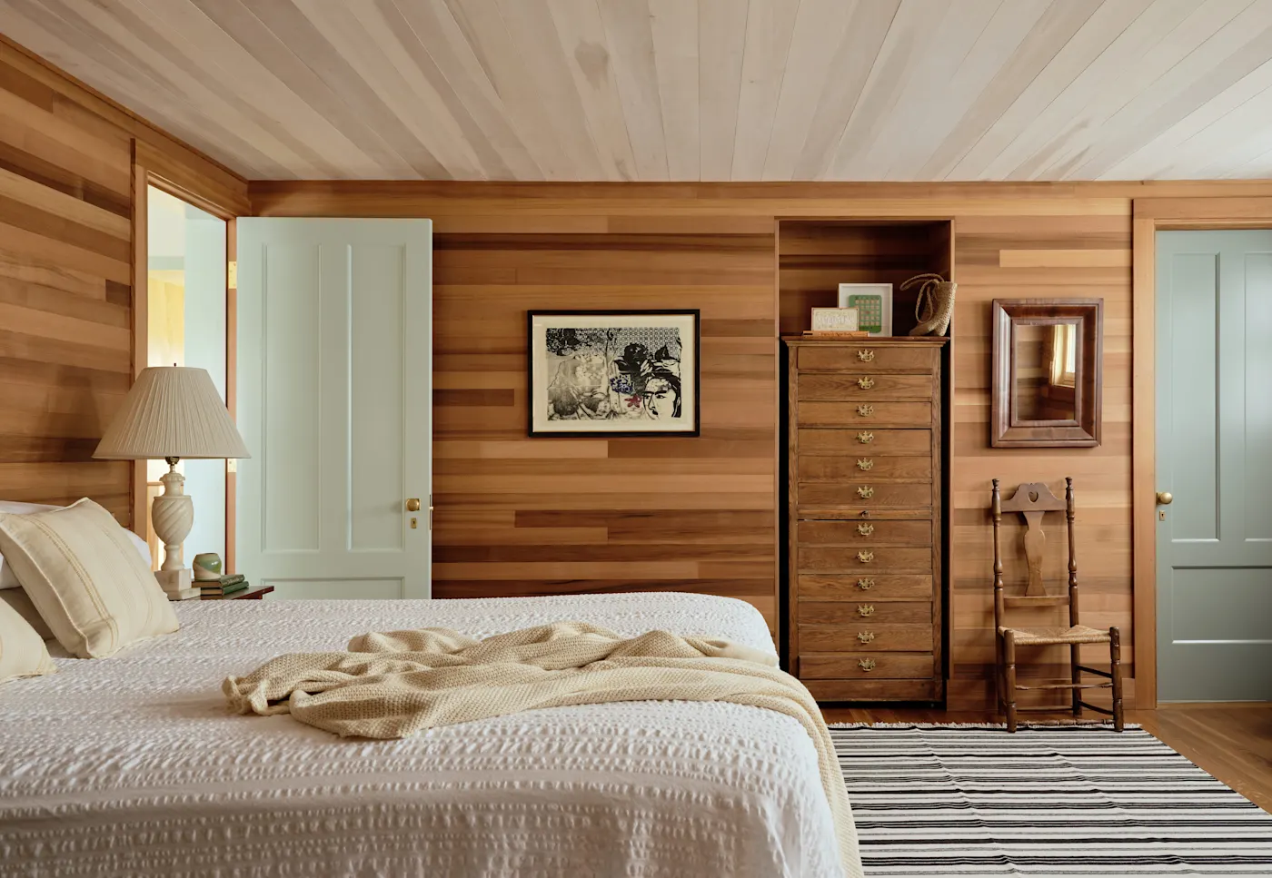 Western Red Cedar Bedroom