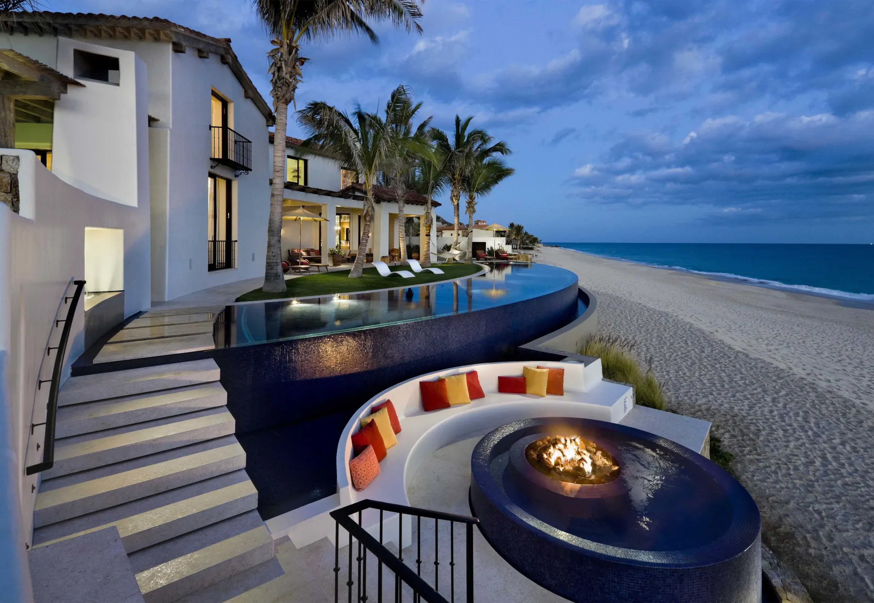 Pools and Firepit 