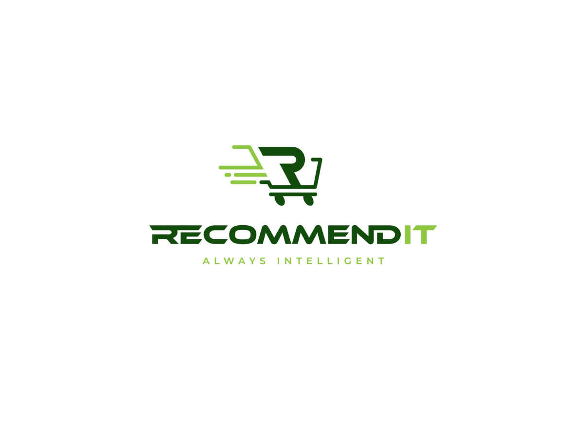 A logo created in a 1-to-1 project for RecommendIt