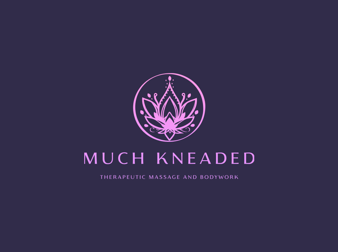 A logo created in a 1-to-1 project for Much Kneaded