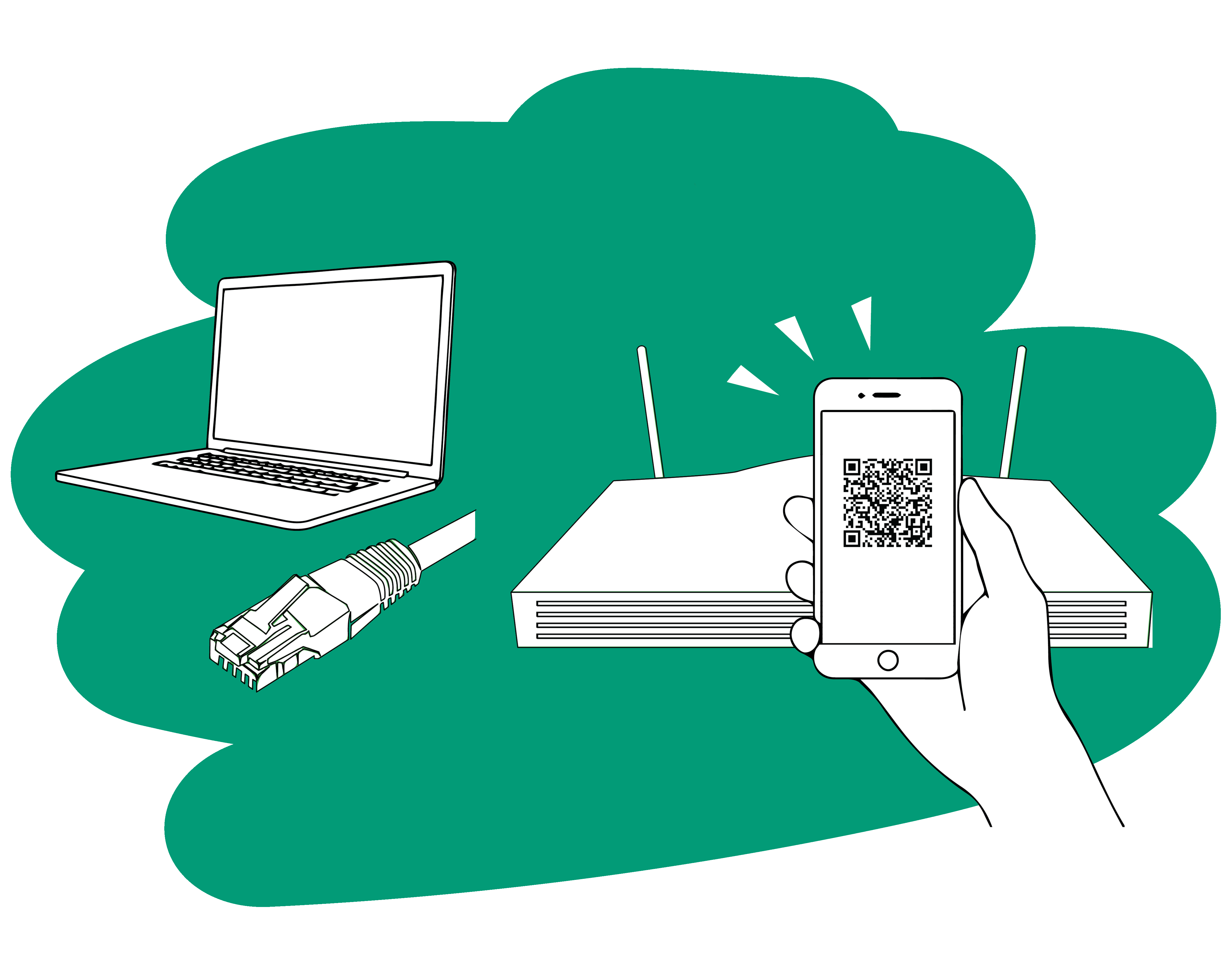 Verbinding maken met het Draytek modem