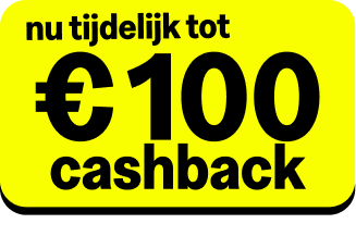 Tijdelijk 100 cashback