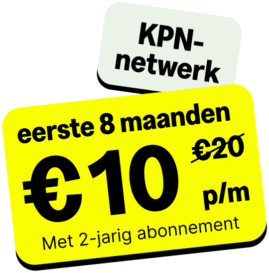 Sticker dislaimer mobiel