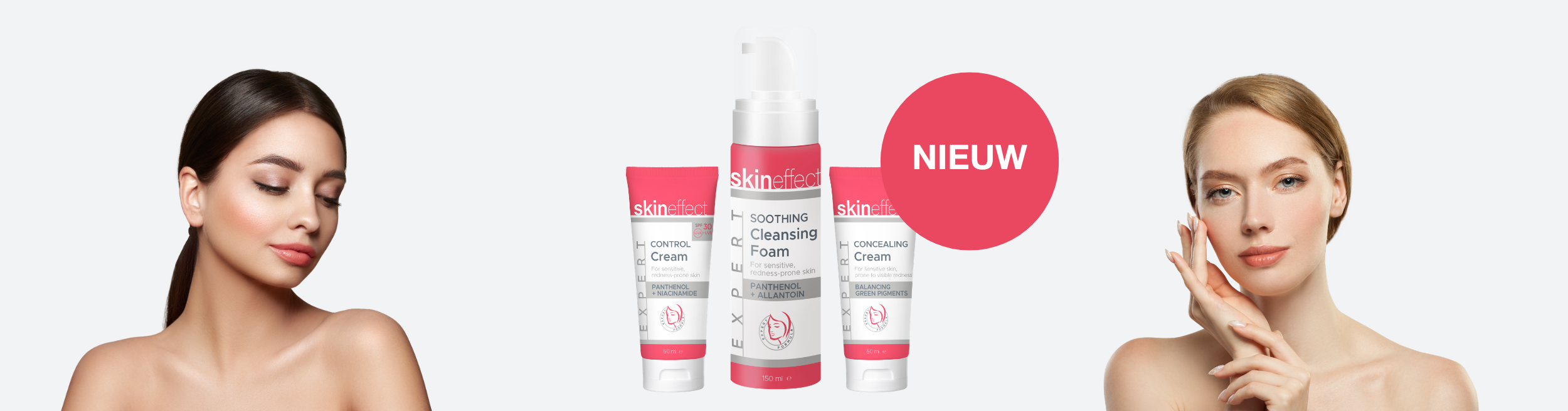 Nieuw: skineffect voor de rode gevoelige huid