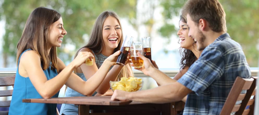 Gezond eten met feestjes