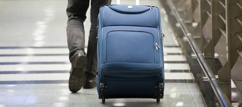 Man met bagage