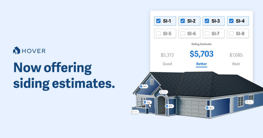 Contractors can now easily and accurately estimate complex siding projects with the industry's only visual estimator.