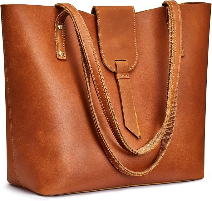 S-Zone Everyday Leather Tote