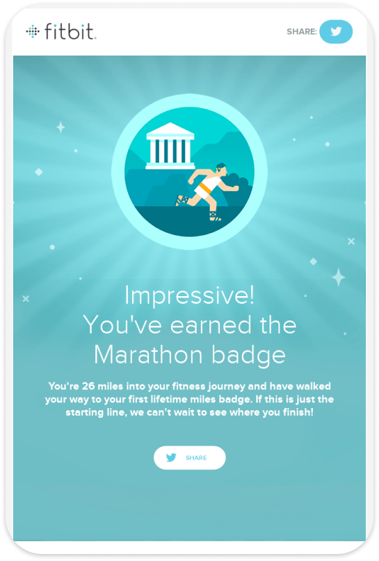 fitbit email example