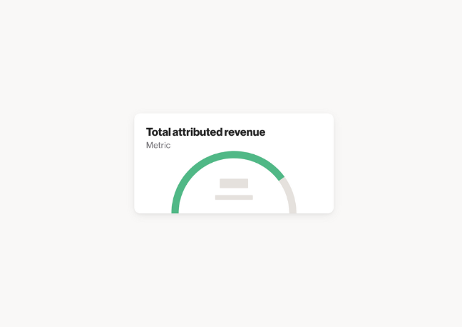 total attributed revenue metric template