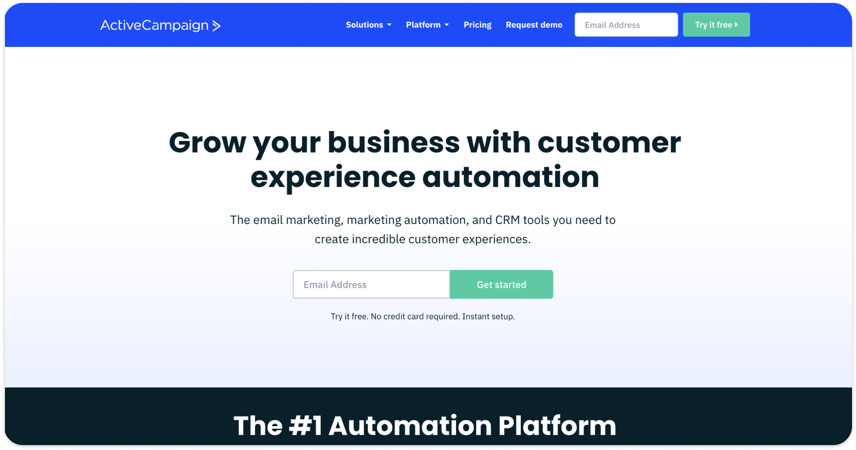 ActiveCampaign - marketing automation solution