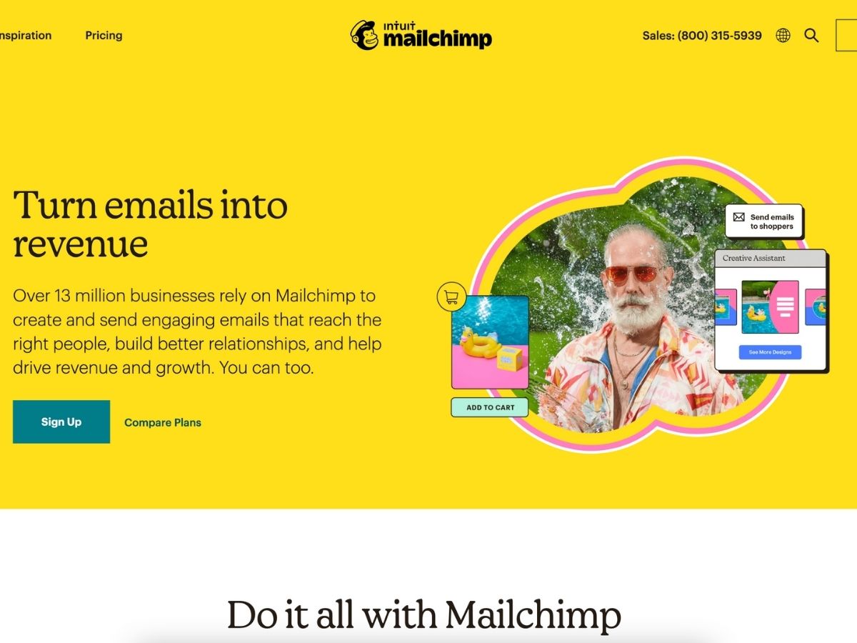 Email marketing software for startups: Mailchimp