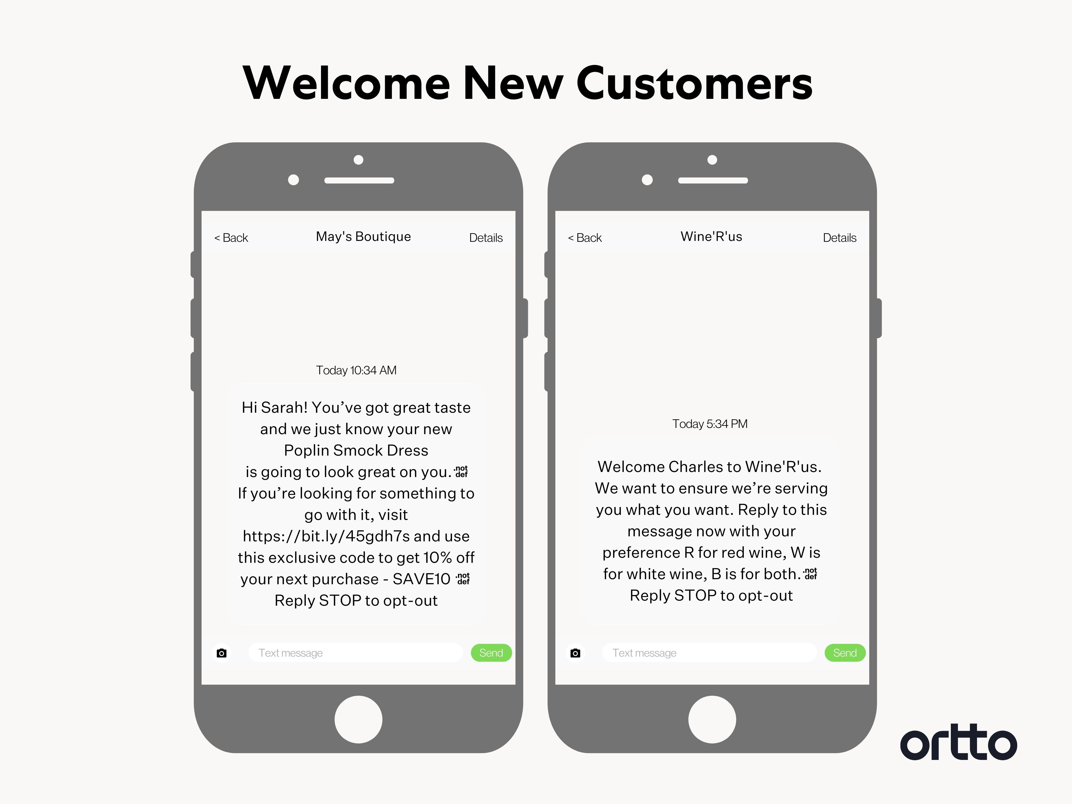 SMS Marketing Automation Strategy - Welcome New Customers