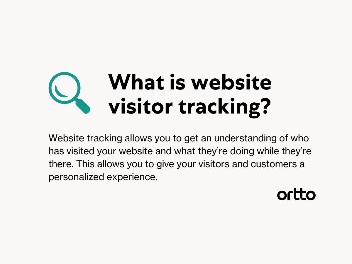 Website visitor tracking