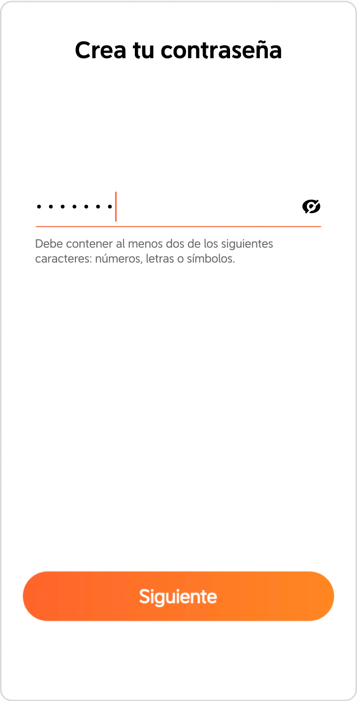 Crea tu Contraseña