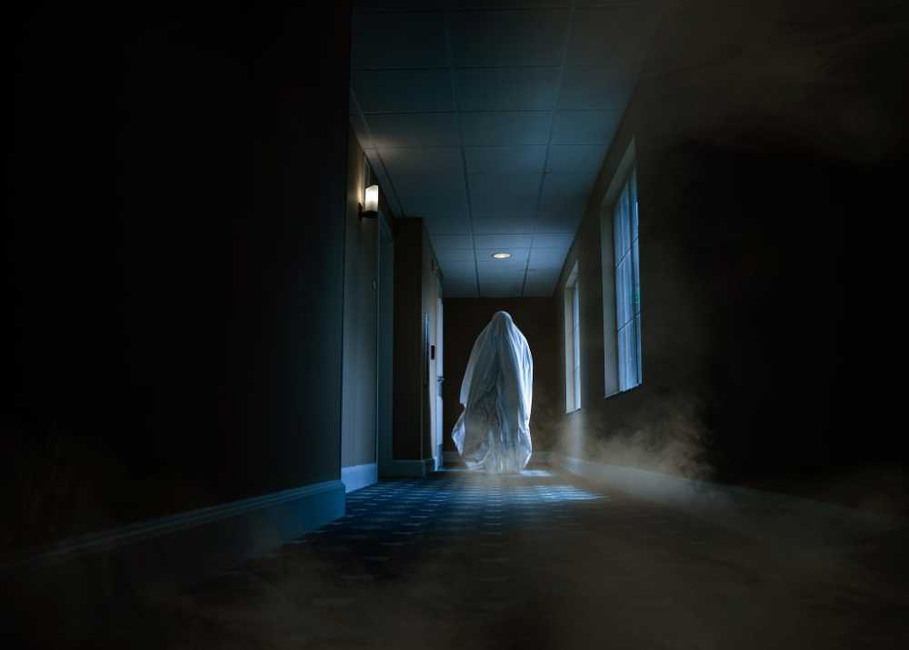 Fantasma en casa de terror