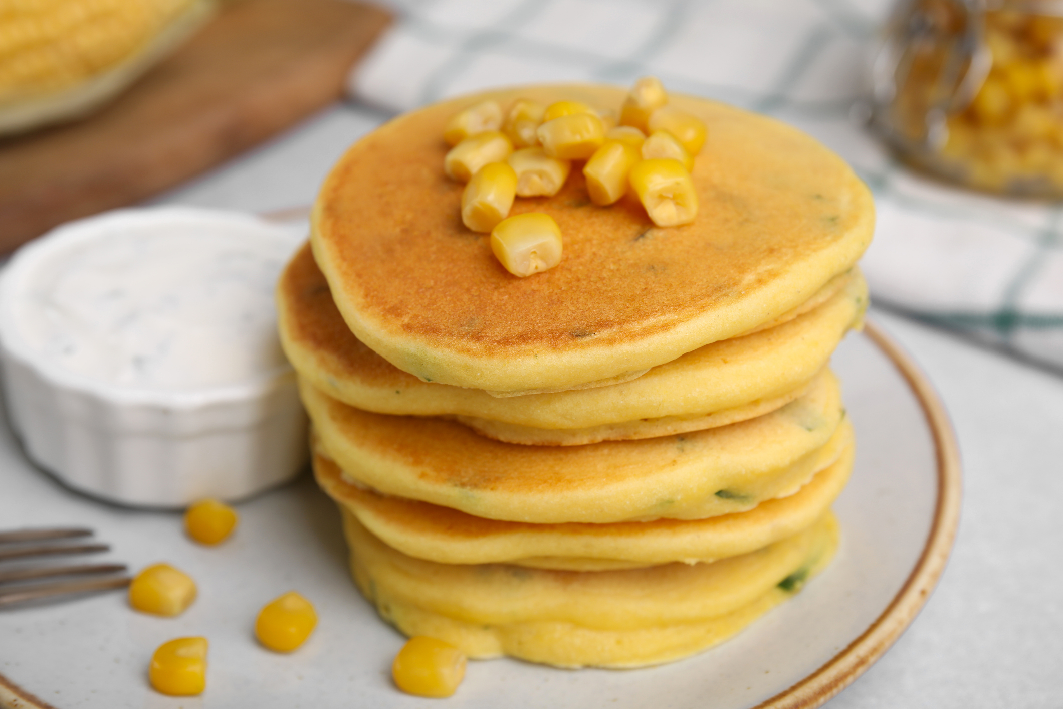 Hot cakes de elote