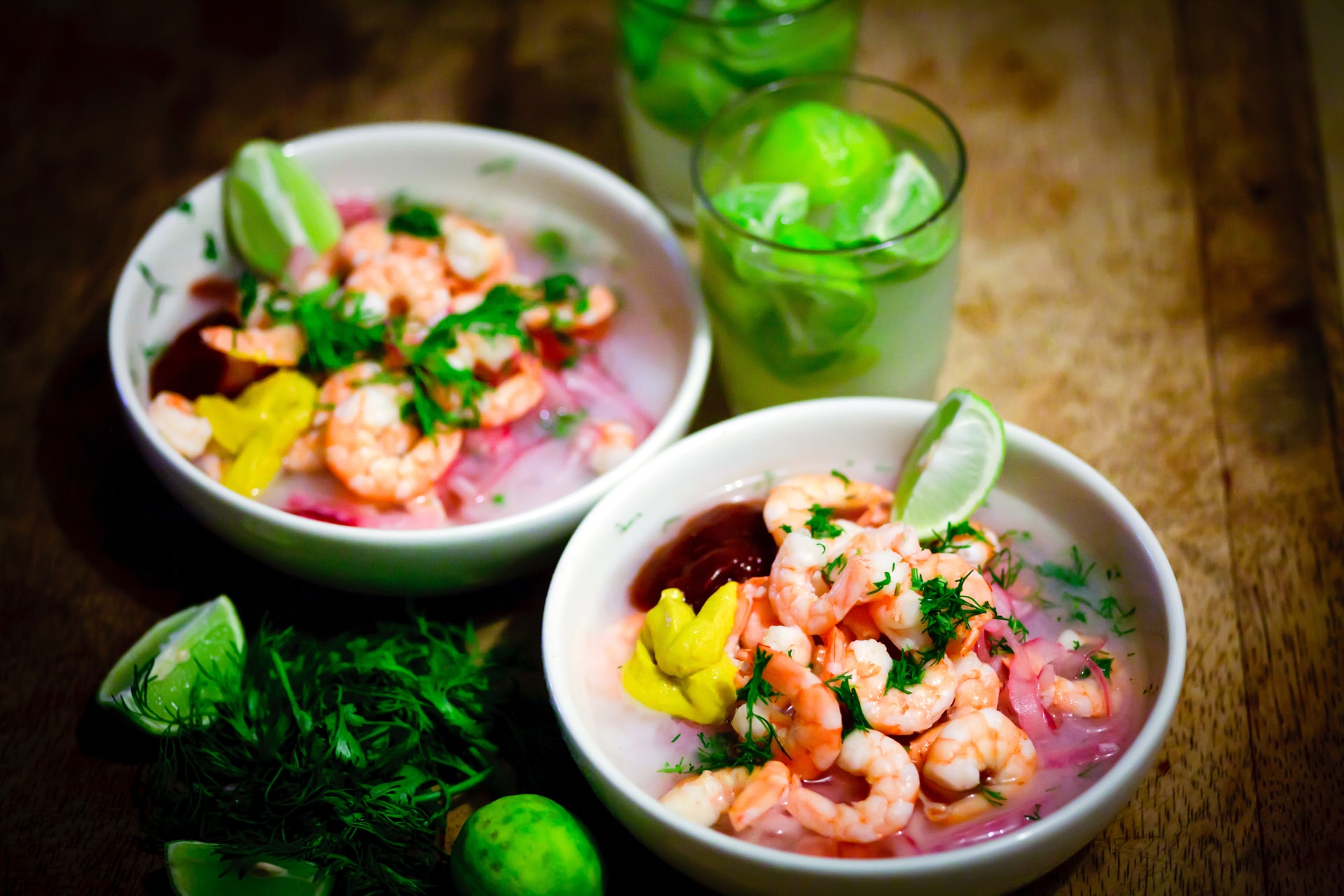 Ceviche de camarón