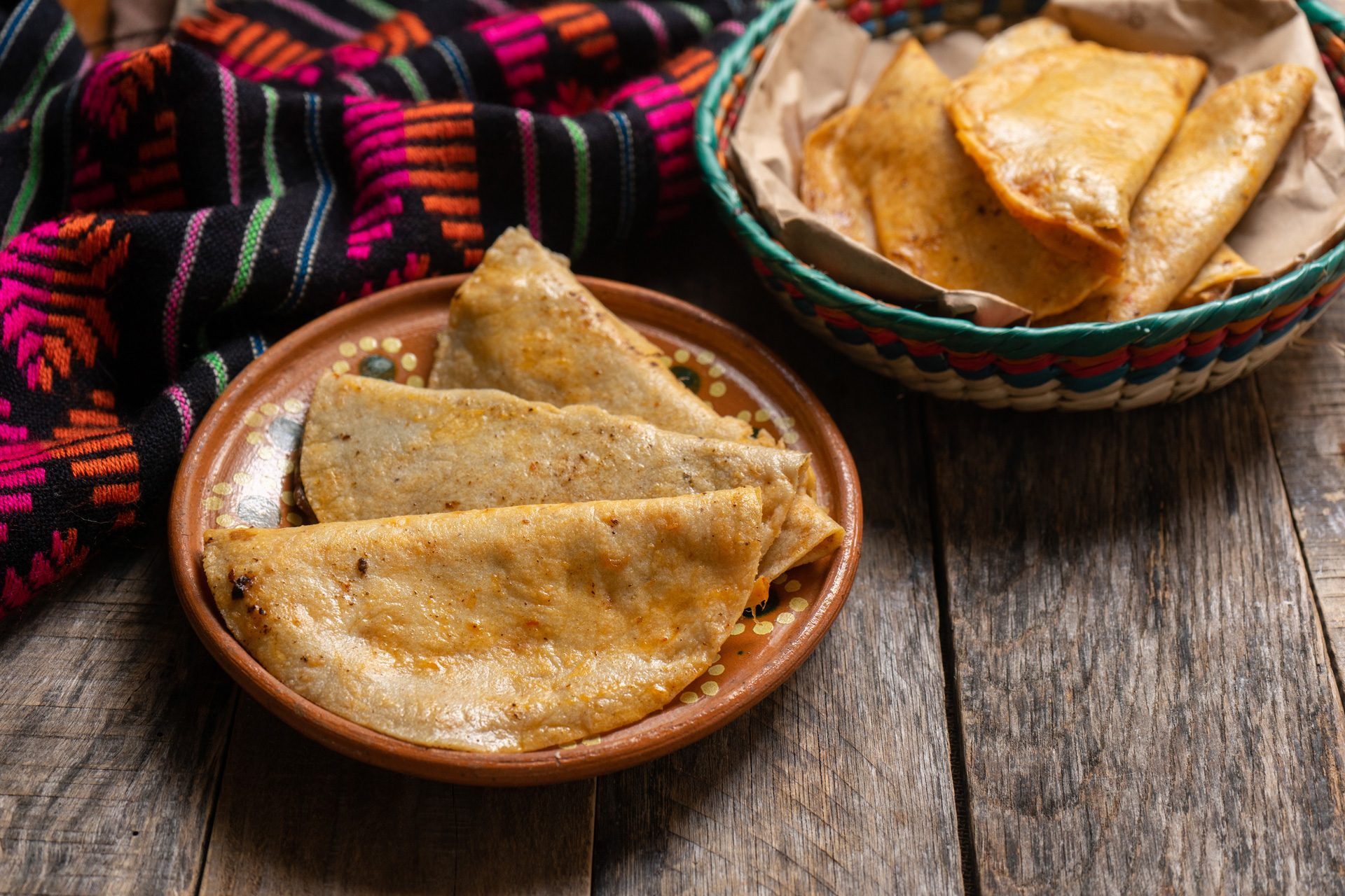 Cómo hacer tacos de canasta